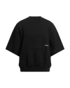 Hinnominate Man Sweatshirt Black Size Xl Cotton, Elastane