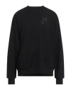 Hinnominate Man Sweatshirt Black Size Xl Modal, Polyester, Elastane In Black