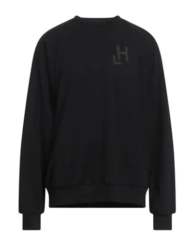 Hinnominate Man Sweatshirt Black Size Xl Modal, Polyester, Elastane
