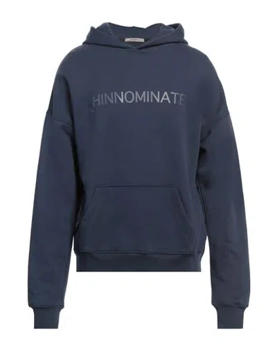 Hinnominate Man Sweatshirt Blue Size Xl Cotton, Elastane
