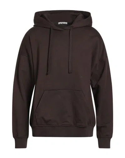 Hinnominate Man Sweatshirt Dark Brown Size L Cotton