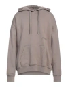 Hinnominate Man Sweatshirt Dove Grey Size L Cotton, Elastane
