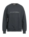 Hinnominate Man Sweatshirt Grey Size Xl Cotton In Grey