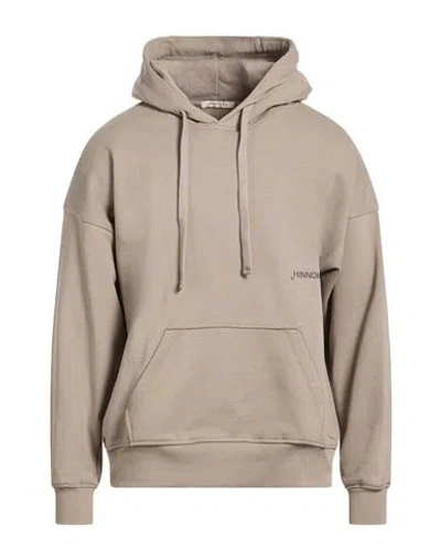 Hinnominate Man Sweatshirt Grey Size Xl Cotton In Brown