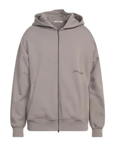 Hinnominate Man Sweatshirt Khaki Size M Cotton, Elastane In Beige