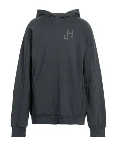 Hinnominate Man Sweatshirt Lead Size S Cotton, Elastane