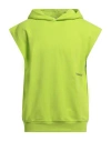 Hinnominate Man Sweatshirt Light Green Size L Cotton, Elastane