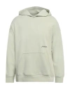 Hinnominate Man Sweatshirt Light Green Size S Cotton, Elastane