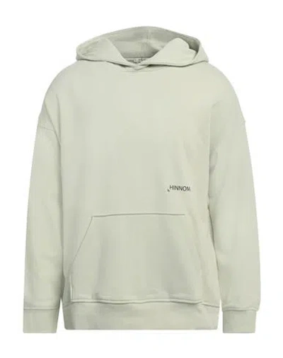 Hinnominate Man Sweatshirt Light Green Size S Cotton, Elastane