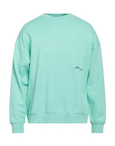 Hinnominate Man Sweatshirt Light Green Size Xs Cotton