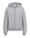 Hinnominate Man Sweatshirt Light Grey Size L Cotton, Elastane