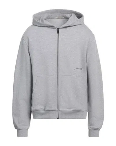 Hinnominate Man Sweatshirt Light Grey Size L Cotton, Elastane