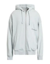 Hinnominate Man Sweatshirt Light Grey Size L Cotton, Elastane In Gray