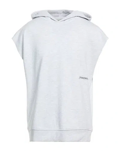 Hinnominate Man Sweatshirt Light Grey Size M Cotton, Elastane In Gray