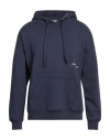 Hinnominate Man Sweatshirt Midnight Blue Size M Cotton