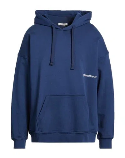 Hinnominate Man Sweatshirt Navy Size L Cotton, Elastane In Blue