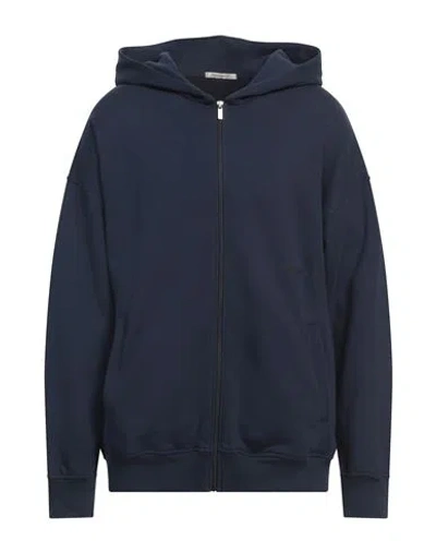 Hinnominate Man Sweatshirt Navy Size Xl Cotton, Elastane