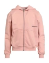 Hinnominate Man Sweatshirt Pink Size M Cotton, Elastane