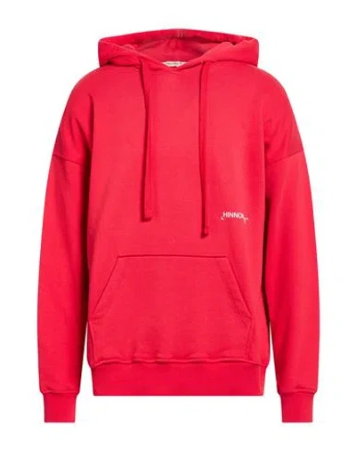 Hinnominate Man Sweatshirt Red Size L Cotton