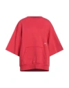 Hinnominate Man Sweatshirt Red Size Xl Cotton, Elastane