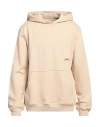 Hinnominate Man Sweatshirt Sand Size Xl Cotton In Beige