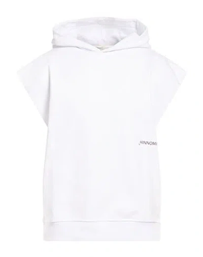 Hinnominate Man Sweatshirt White Size S Cotton, Elastane