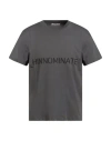 Hinnominate Man T-shirt Charcoal Size Xs Cotton In Gray