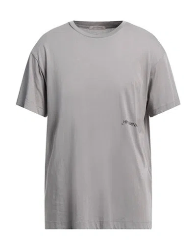 Hinnominate Man T-shirt Grey Size M Cotton, Modal