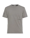 Hinnominate Man T-shirt Khaki Size S Cotton In Gray