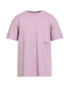 Hinnominate Man T-shirt Lilac Size L Cotton In Purple