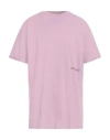 Hinnominate Man T-shirt Pink Size M Cotton