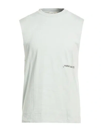 Hinnominate Man T-shirt Sky Blue Size L Cotton In White