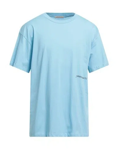Hinnominate Man T-shirt Sky Blue Size Xs Cotton