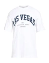 Hinnominate Man T-shirt White Size M/l Cotton In Multi