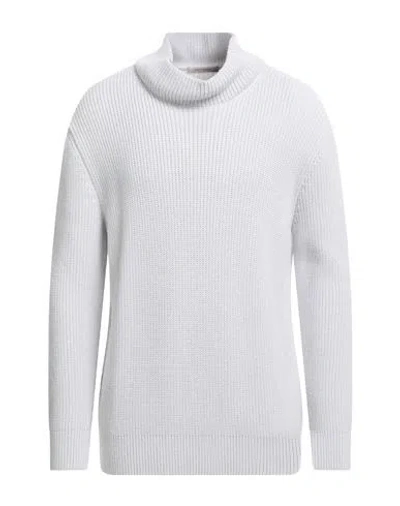 Hinnominate Man Turtleneck Light Grey Size L Wool, Acrylic In Gray