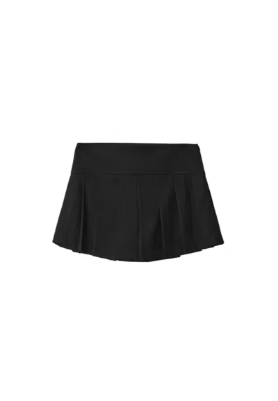 Hinnominate Miniskirt With Shorts Woman  Folded In Black