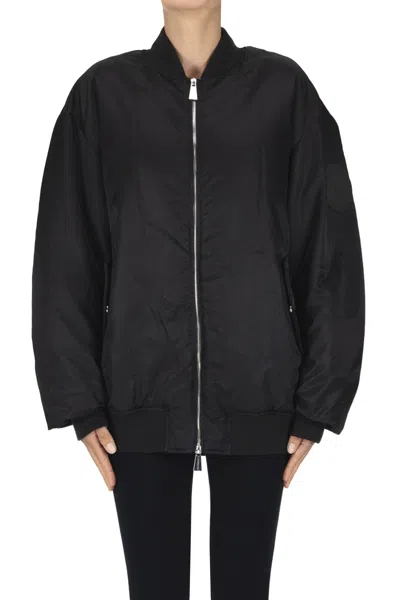 Hinnominate Oversized Bomber Jacket In Black