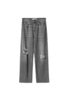 Hinnominate Palace Jeans With Breaks Woman  Low Life In Gray
