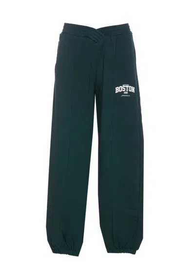 Hinnominate Woman Pants Dark Green Size Xs/s Cotton, Polyester