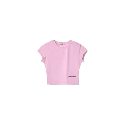 HINNOMINATE PINK COTTON TOPS & T-SHIRT