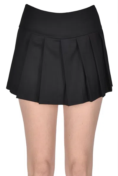 Hinnominate Pleated Mini Skirt In Black