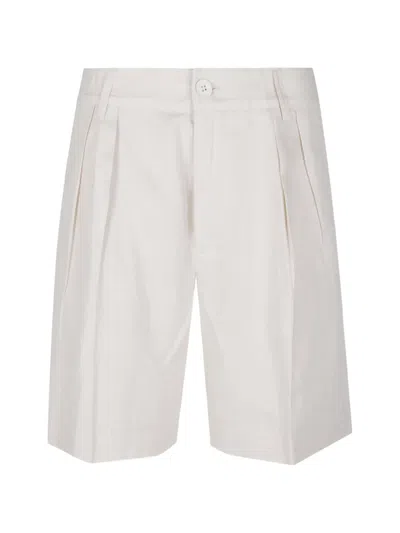 Hinnominate Pleated Shorts In White
