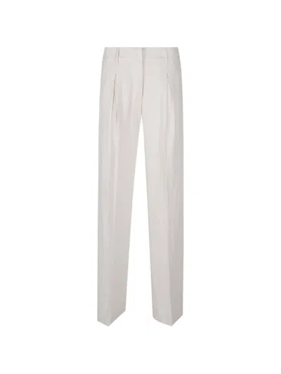 Hinnominate Pleated Trousers In Neutral