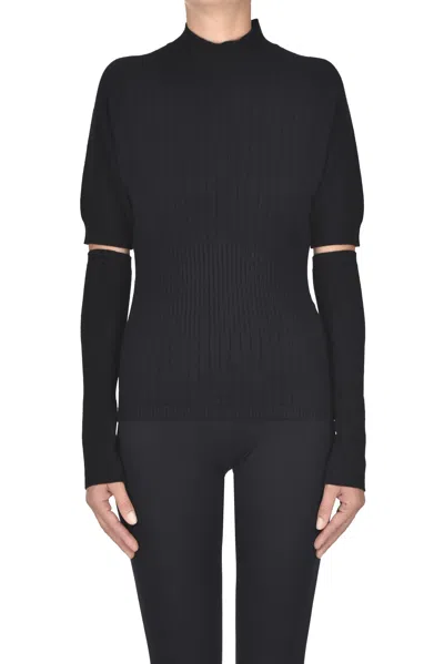 Hinnominate Pullover With Detachable Sleeves