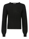Hinnominate Sequin-embellished Sweater In Black