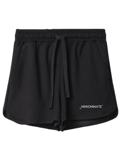 Hinnominate Shorts In Black  