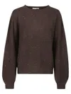 Hinnominate Sequin-embellished Sweater In Brown