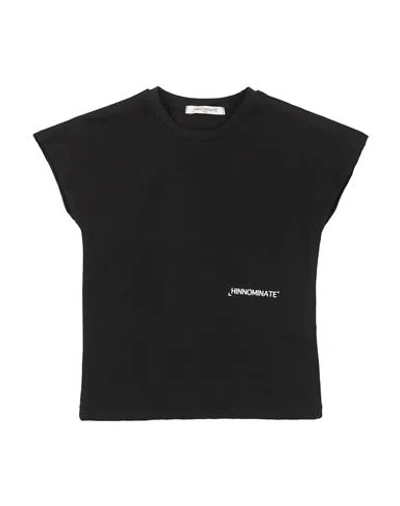 Hinnominate Toddler Boy T-shirt Black Size 4 Cotton In Black