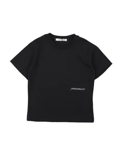 Hinnominate Babies'  Toddler Boy T-shirt Black Size 4 Cotton, Elastane