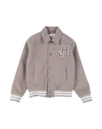 Hinnominate Babies'  Toddler Girl Jacket Dove Grey Size 6 Wool, Polyamide, Cashmere
